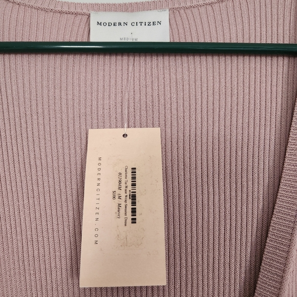 NWT Modern Citizen Knit Wrap Dress - Picture 3 of 3